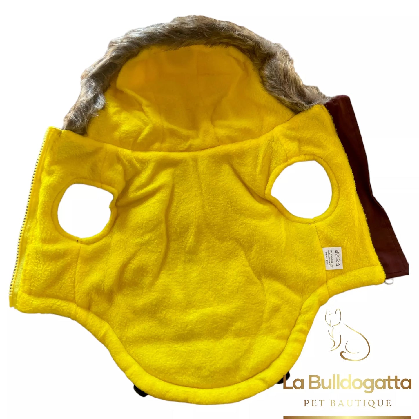 Parka jacket with bib