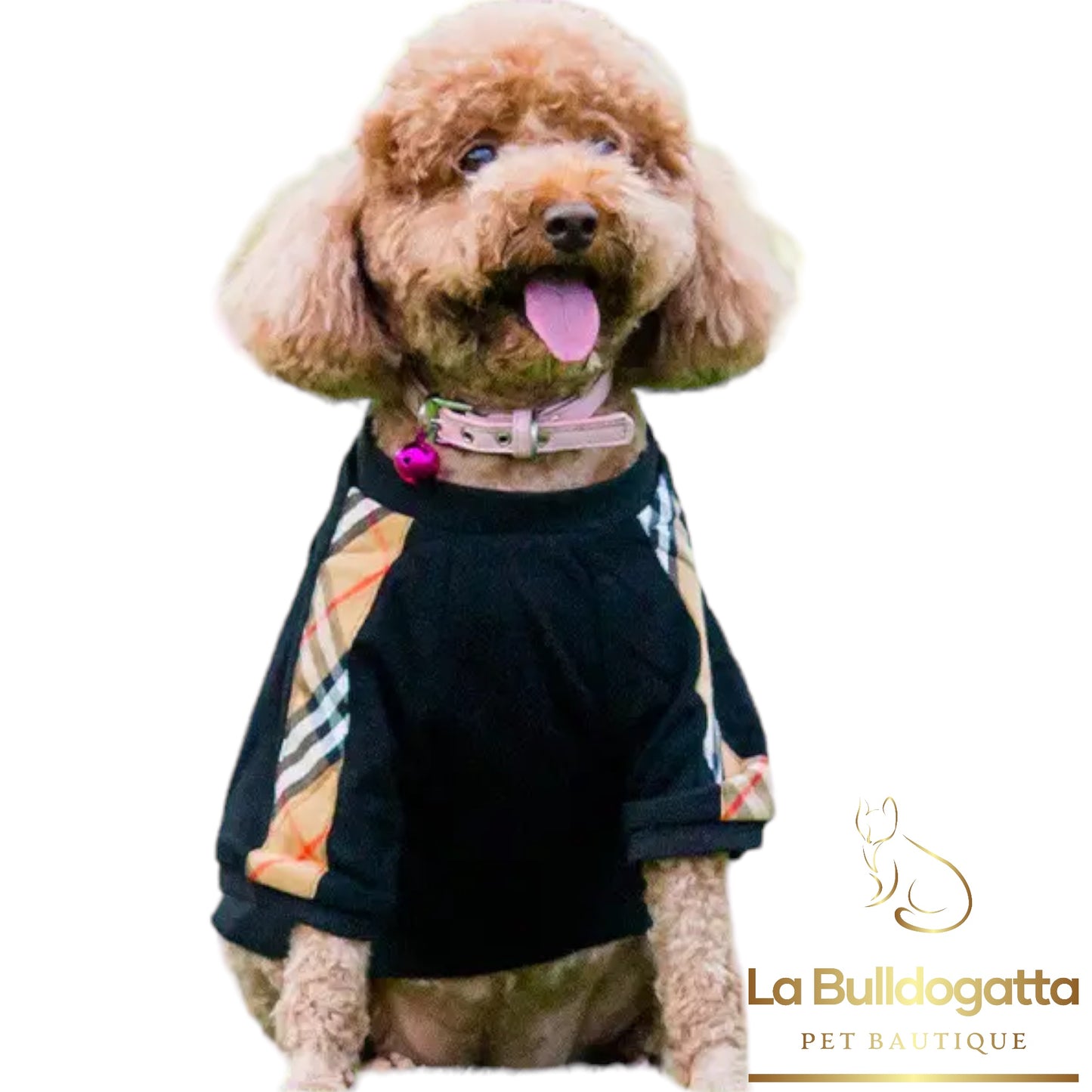 Felpina Cane Match dog owner Black-Tartan
