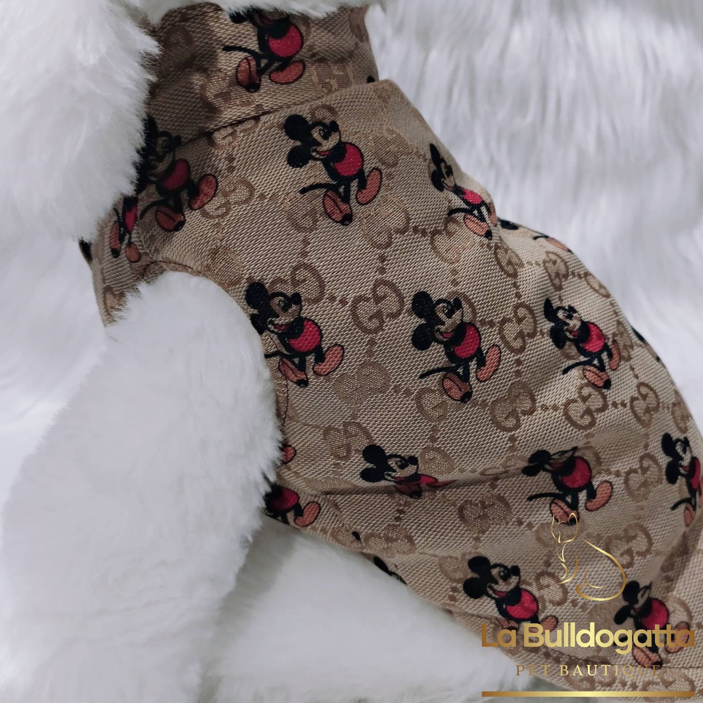 Mickey Mouse GG allover padded jacket
