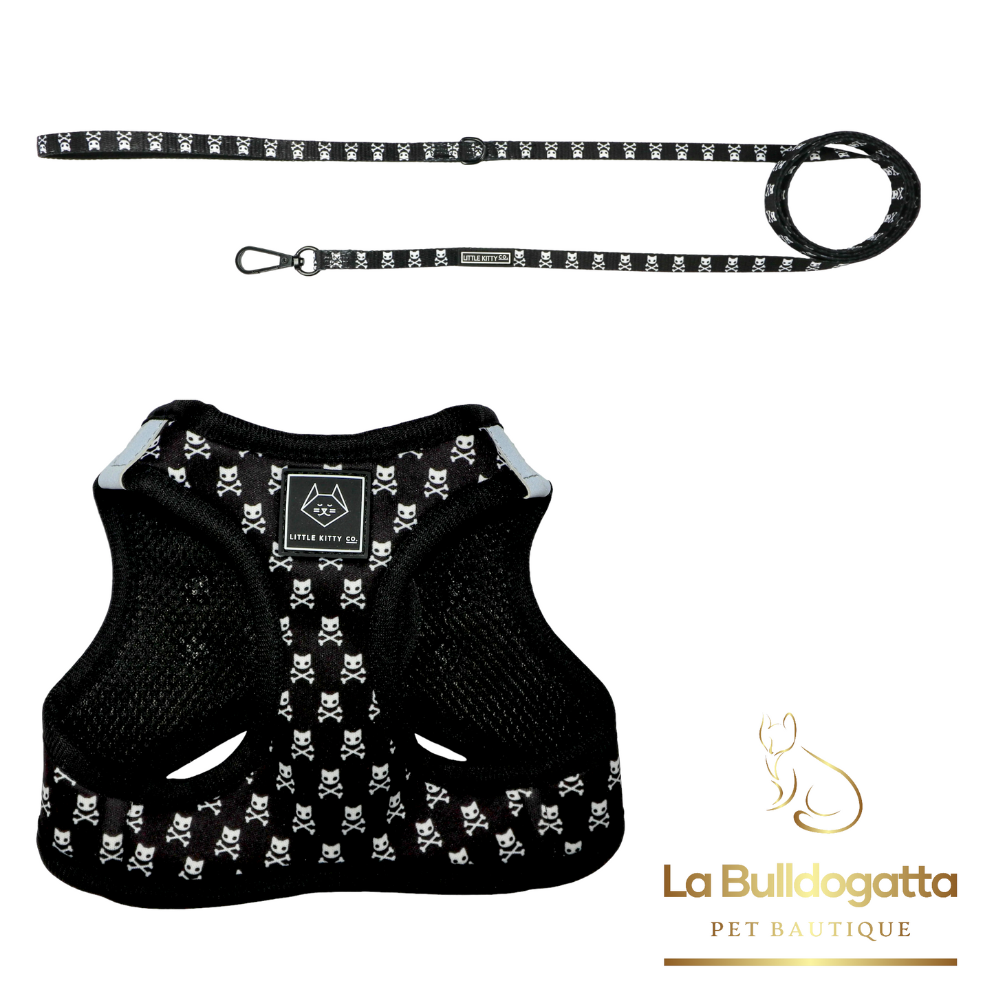 Set pettorina gatto +guinzaglio Baddest of them all