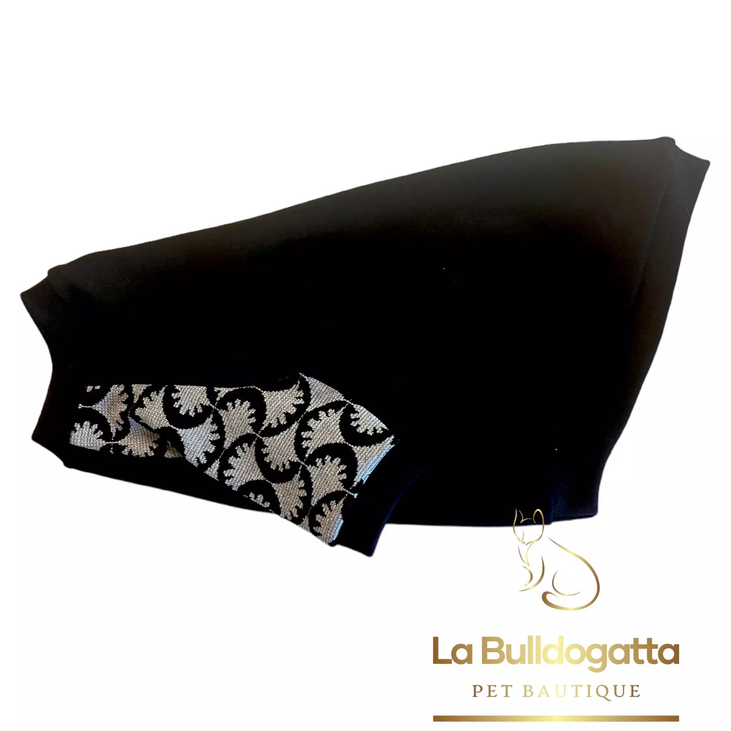 Vestitino sphynx manica lunga Black White Elegance - SU MISURA