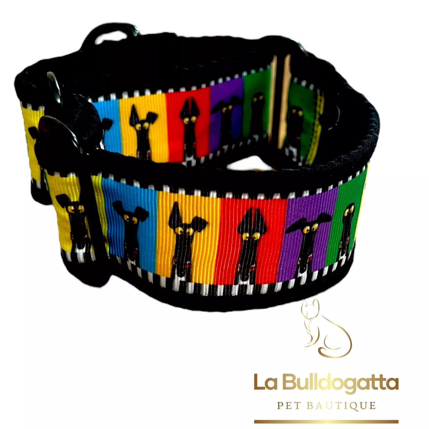 Martingala semistrozzo 40 mm PLI CINE PICCOLO LEVRIERO ITALIANO