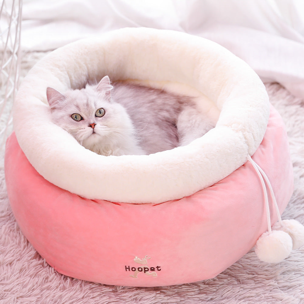 Cuccia per gatto 3 varianti : sacchetto monete, coniglietto e gelato fragola e panna