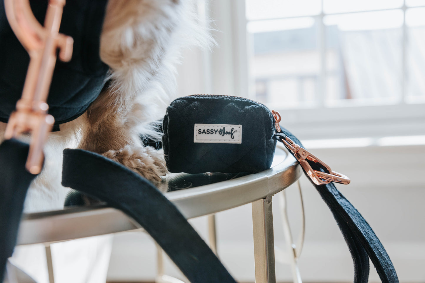 Borsetta portasacchetti I Do Too (Nero) - 'I Do Too' Dog Waste Bag Holder (Black)