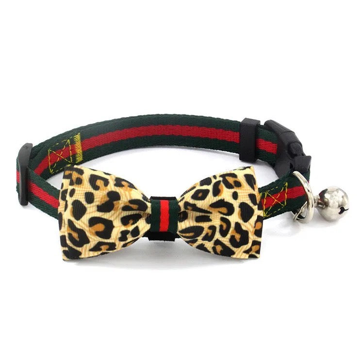Collarino con fiocco in 2 colori