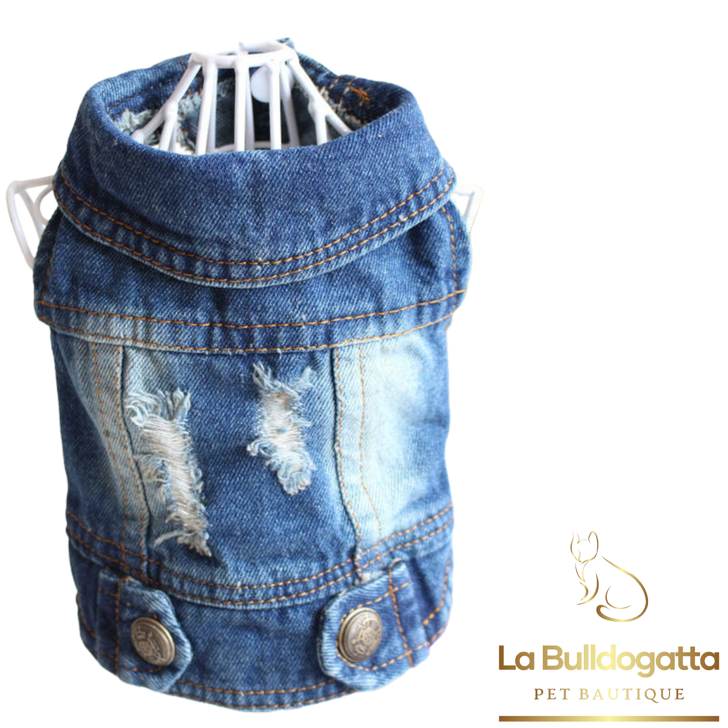 USED effect denim jacket