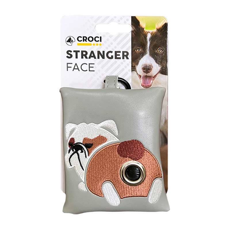 Porta sacchetti igienici per cani – Stranger Face – La Bulldogatta - Pet  Bautique