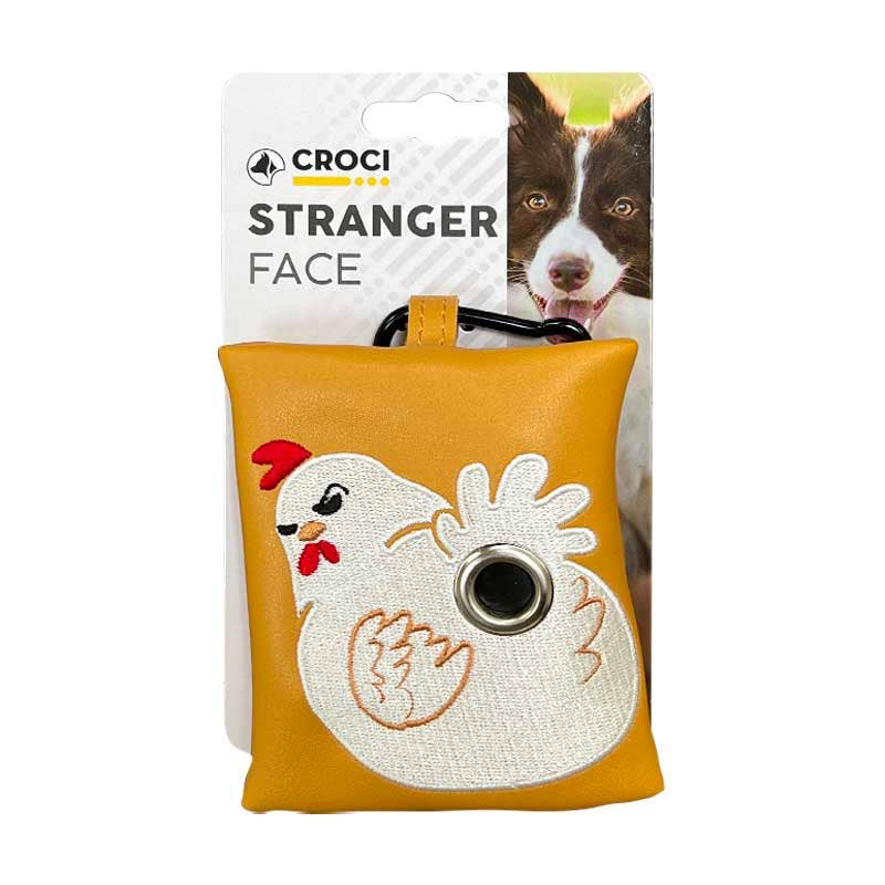 Porta sacchetti igienici per cani Stranger Face Croci