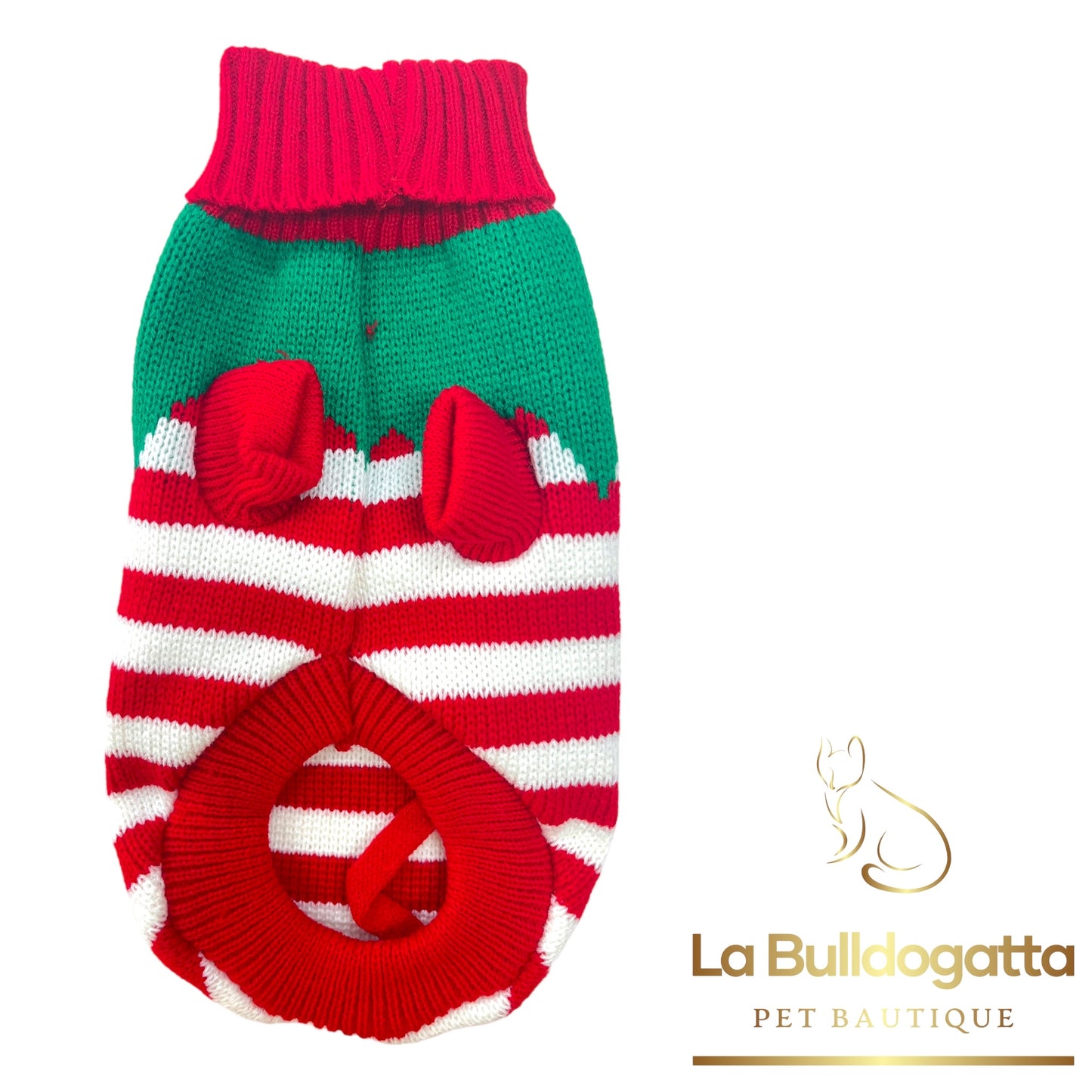 Maglioncino cane natale Elfo