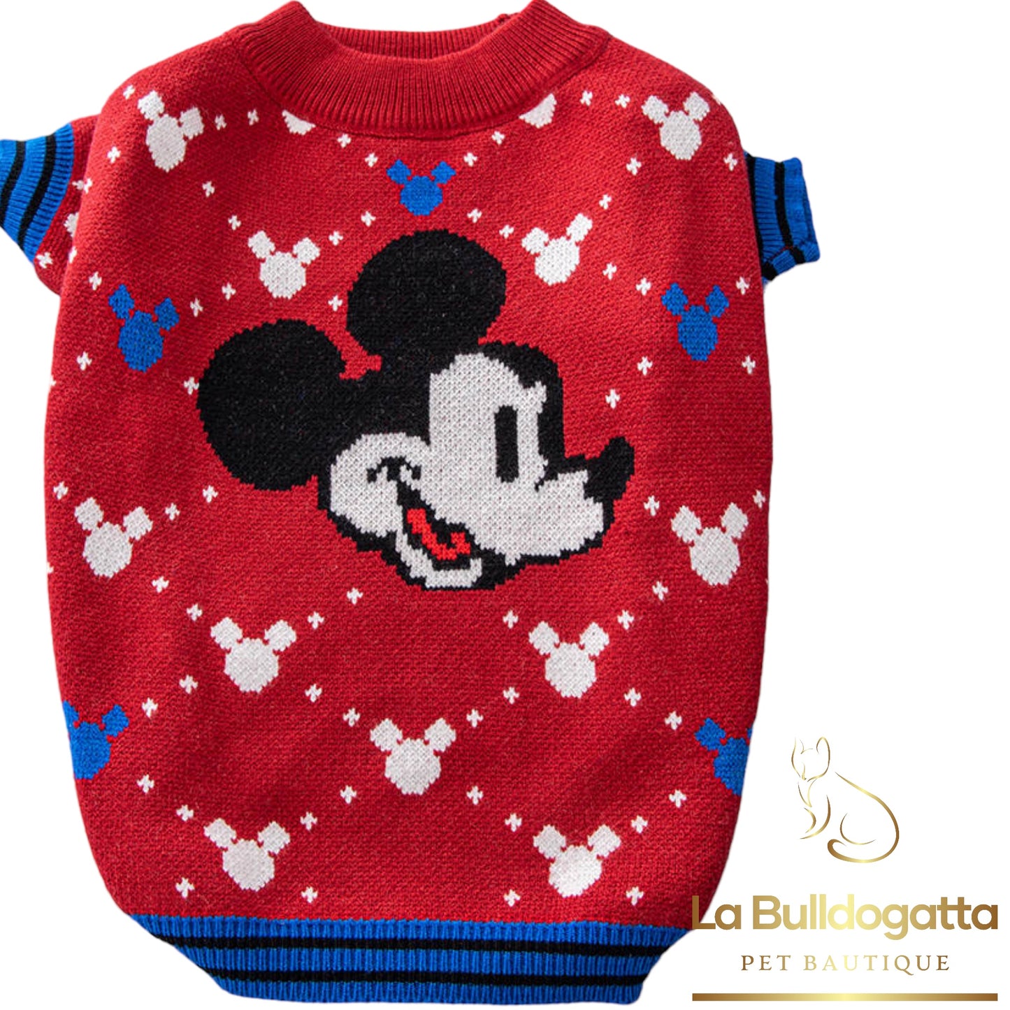 Red Mickey Mouse sweater