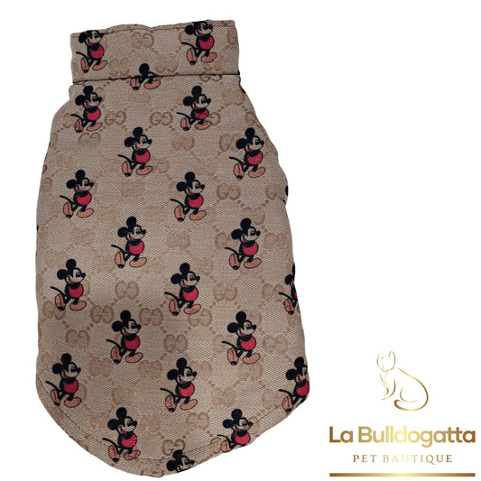 Mickey Mouse GG allover padded jacket