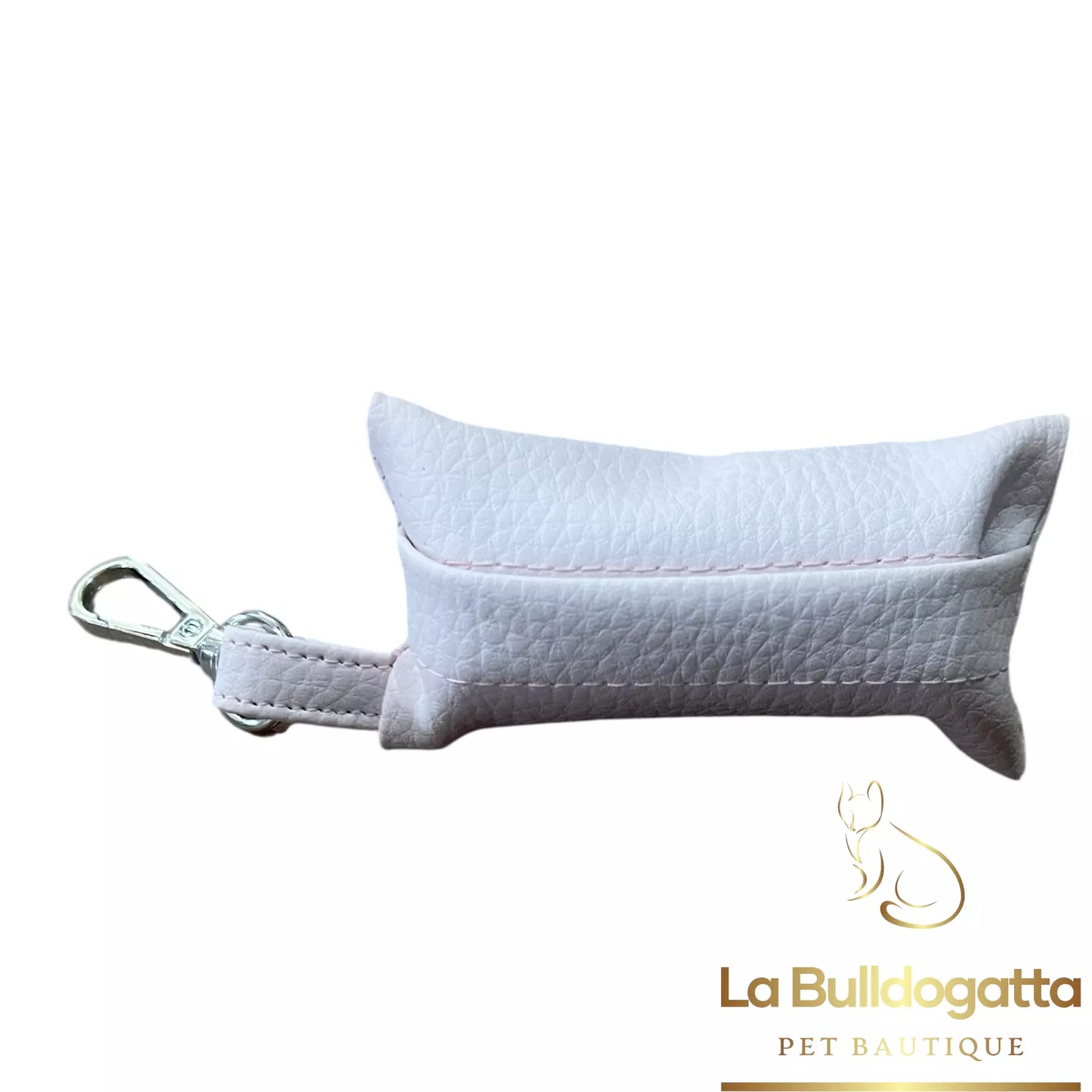 Borsina portasacchetti MINI in ecopelle con ricamo personalizzato