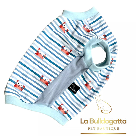 Canotta crop top  granchietti PICCOLO LEVRIERO ITALIANO