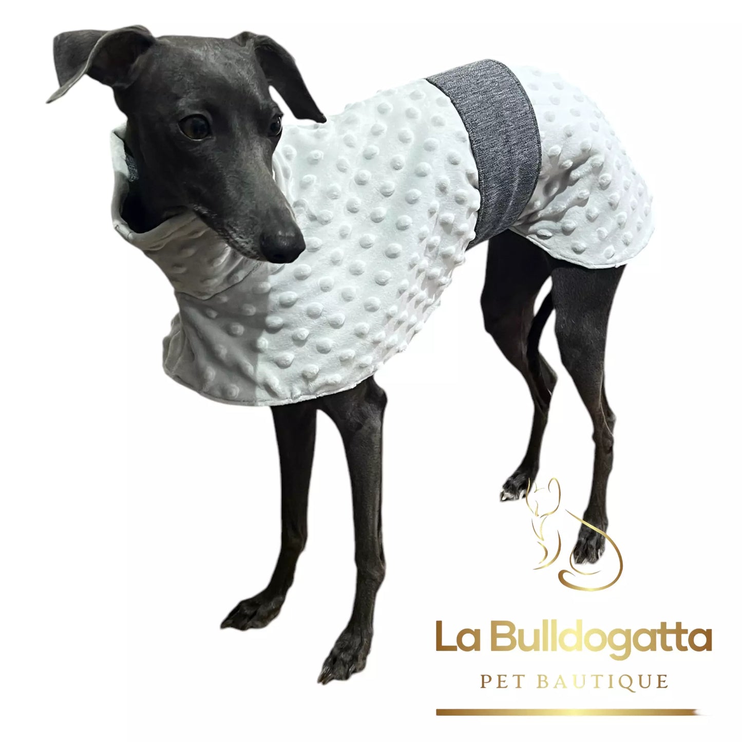 Cappottino reverse softshell/pile - vari tessuti - PICCOLO LEVRIERO ITALIANO - SU MISURA