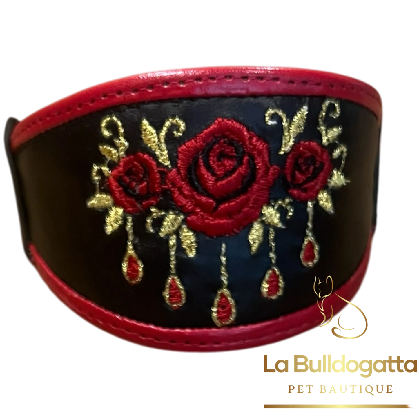 Collare Gothic Roses PICCOLO LEVRIERO ITALIANO