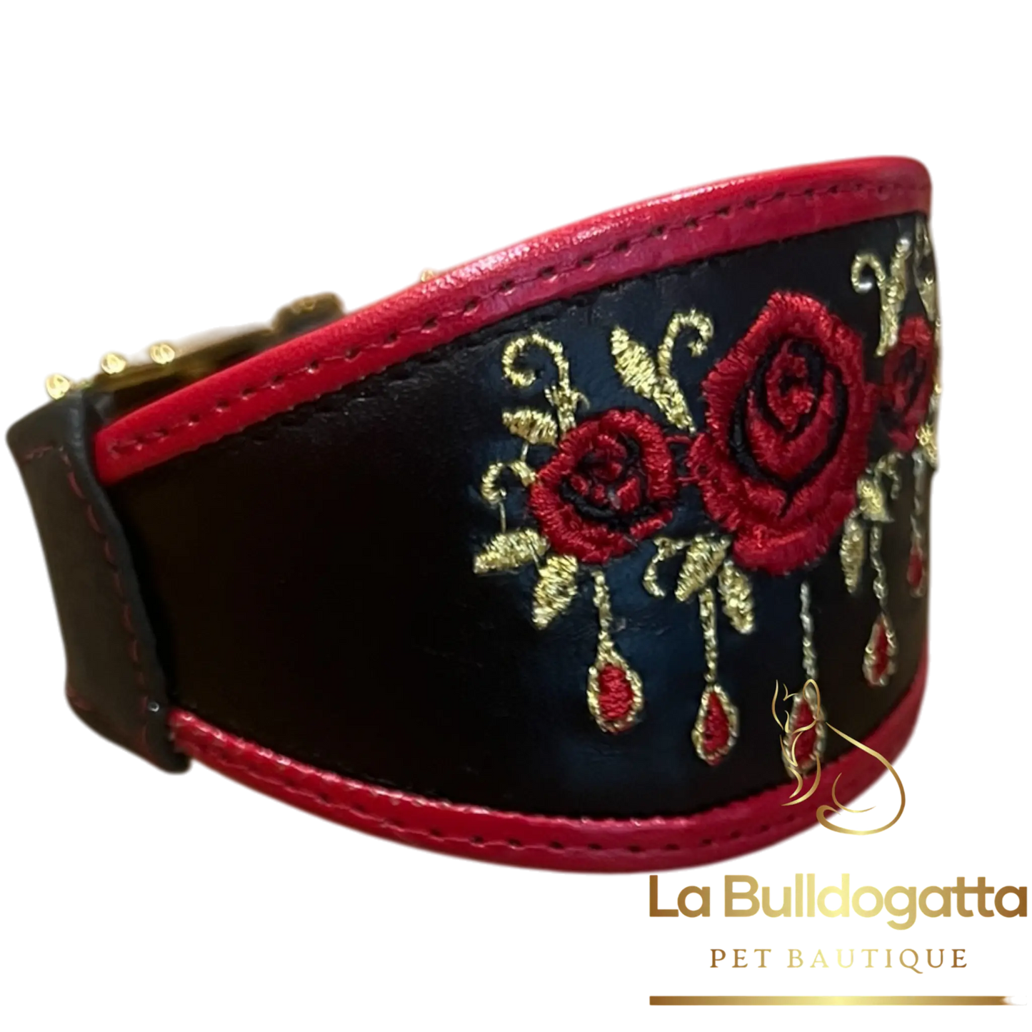 Collare Gothic Roses PICCOLO LEVRIERO ITALIANO