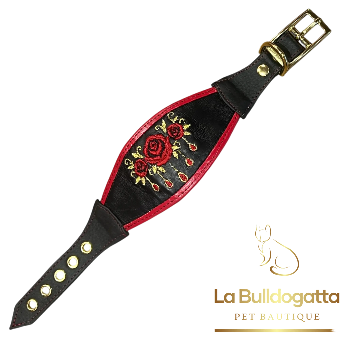 Collare Gothic Roses PICCOLO LEVRIERO ITALIANO