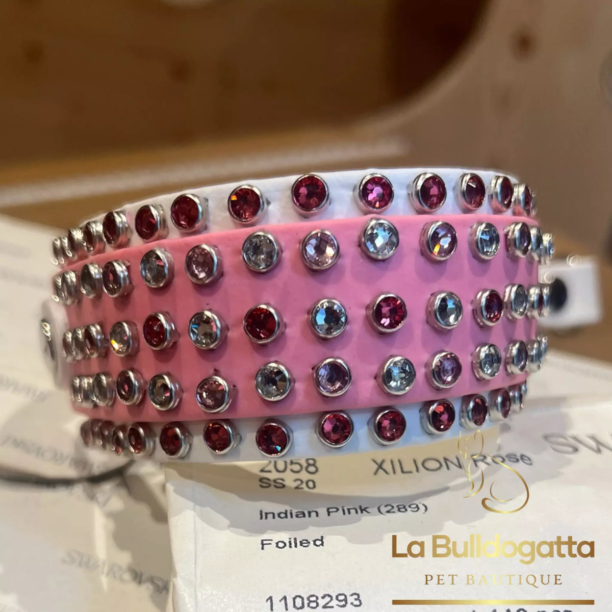Martingala Petals con swarovski - PICCOLO LEVRIERO ITALIANO