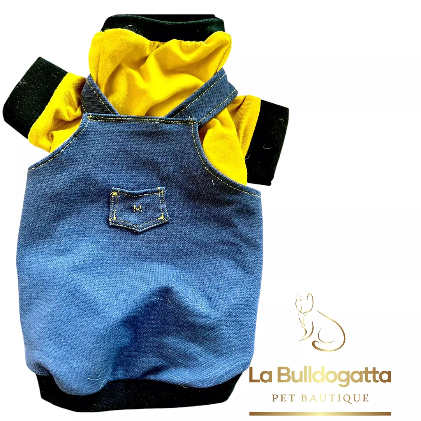 Vestitino sphynx SALOPETTE MINIONS- SU MISURA