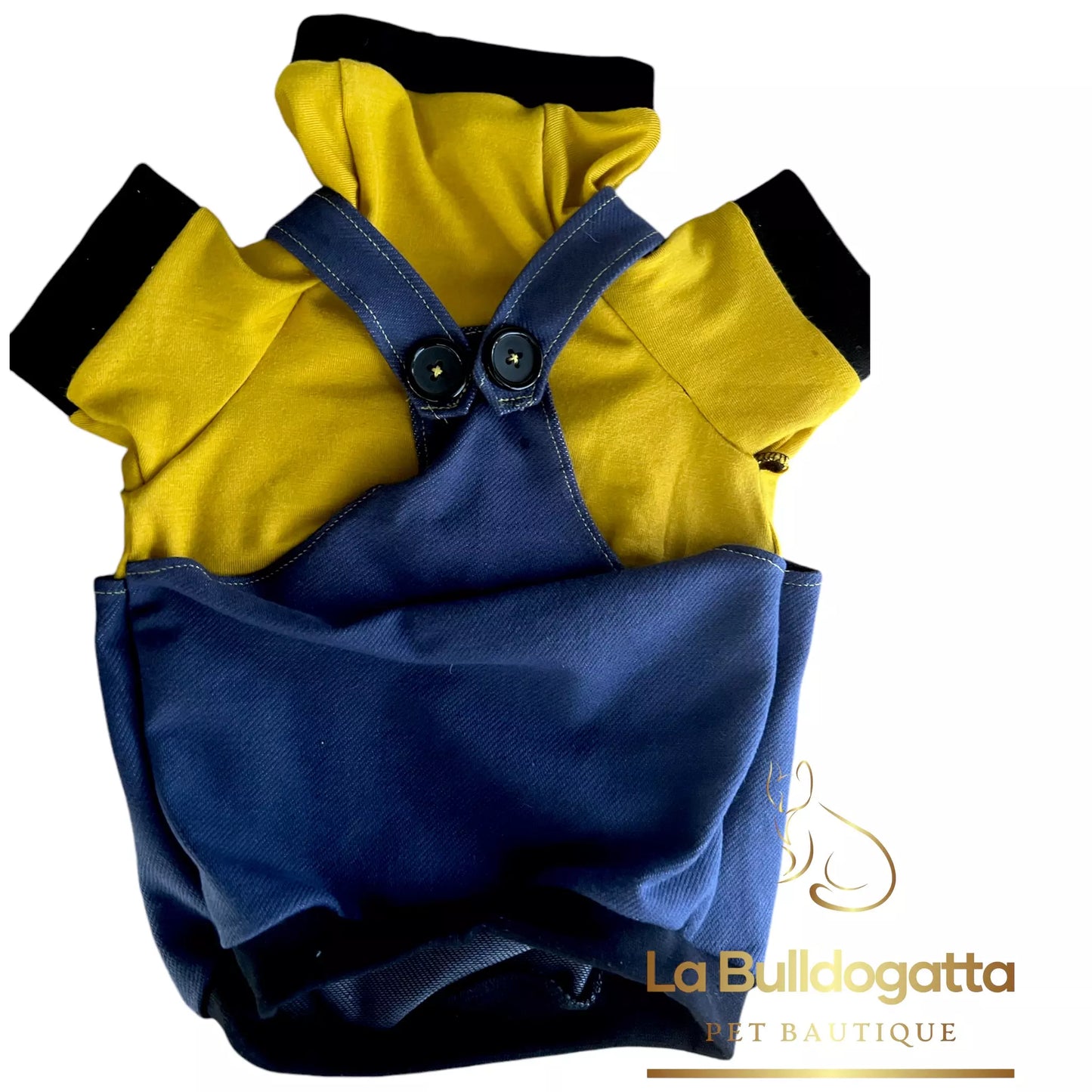 Vestitino sphynx SALOPETTE MINIONS- SU MISURA