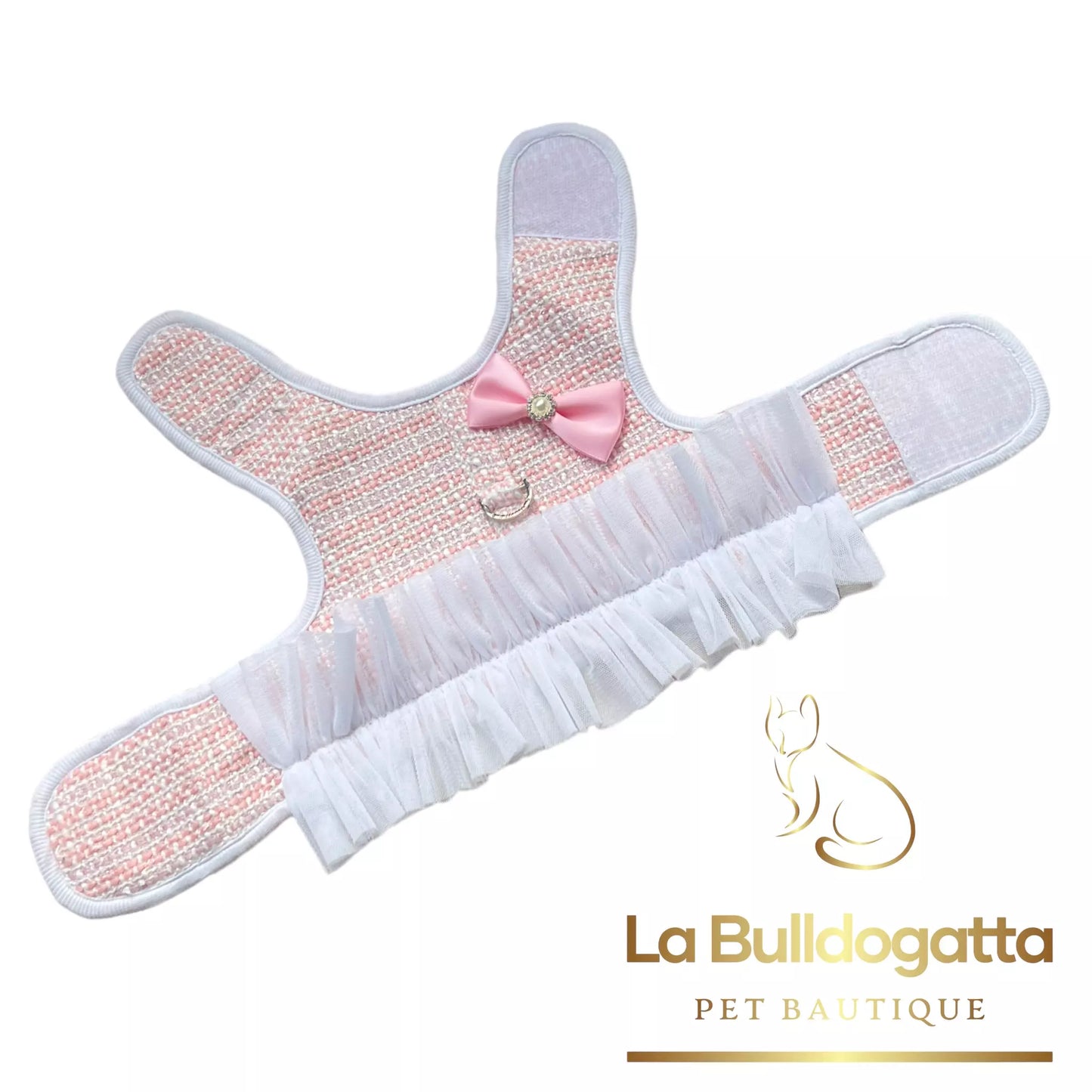 Vestitino pettorina chanel ballerina rosa