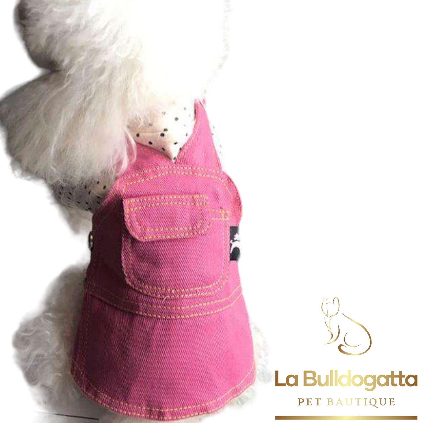 Dungarees with skirt