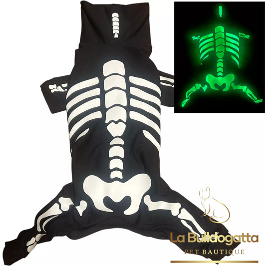 Tutina Skeleton Glow In the Dark - PICCOLO LEVRIERO ITALIANO