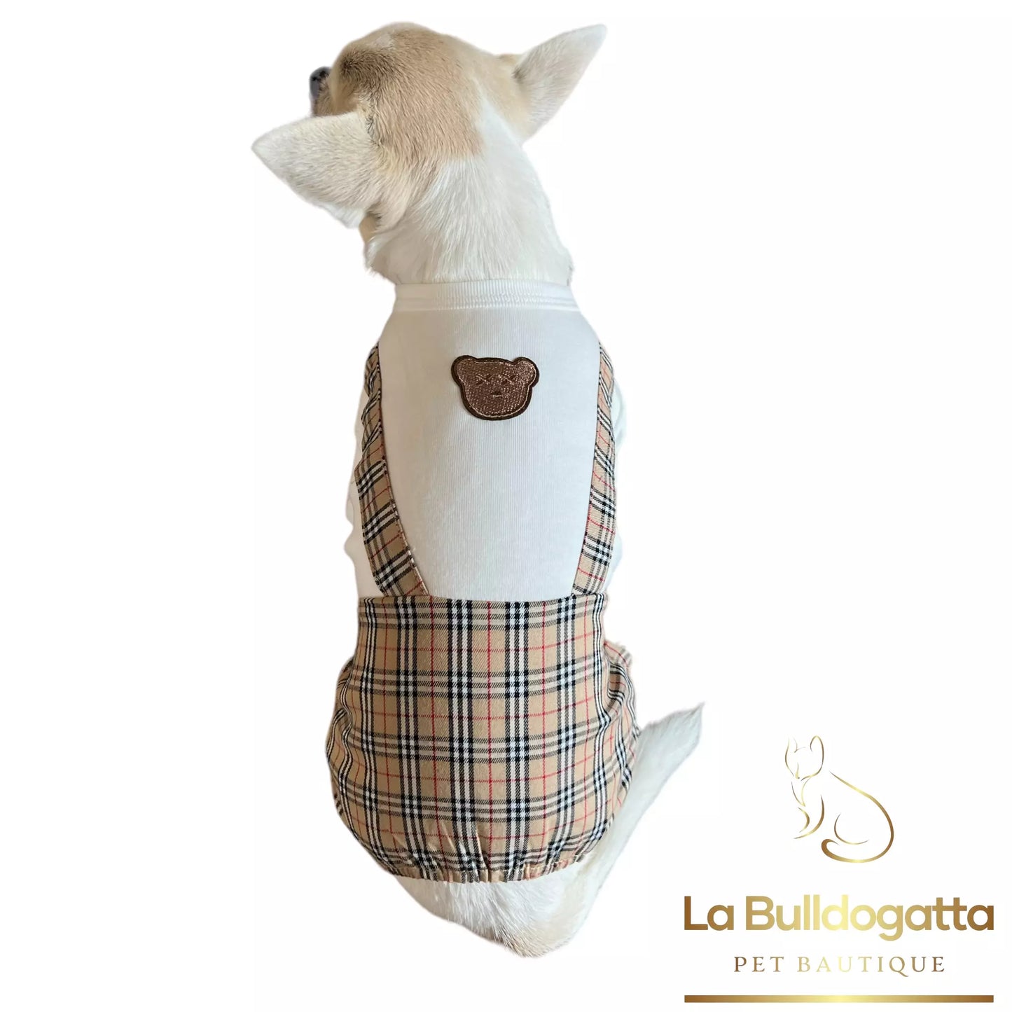 Tutina Cane Tartan White