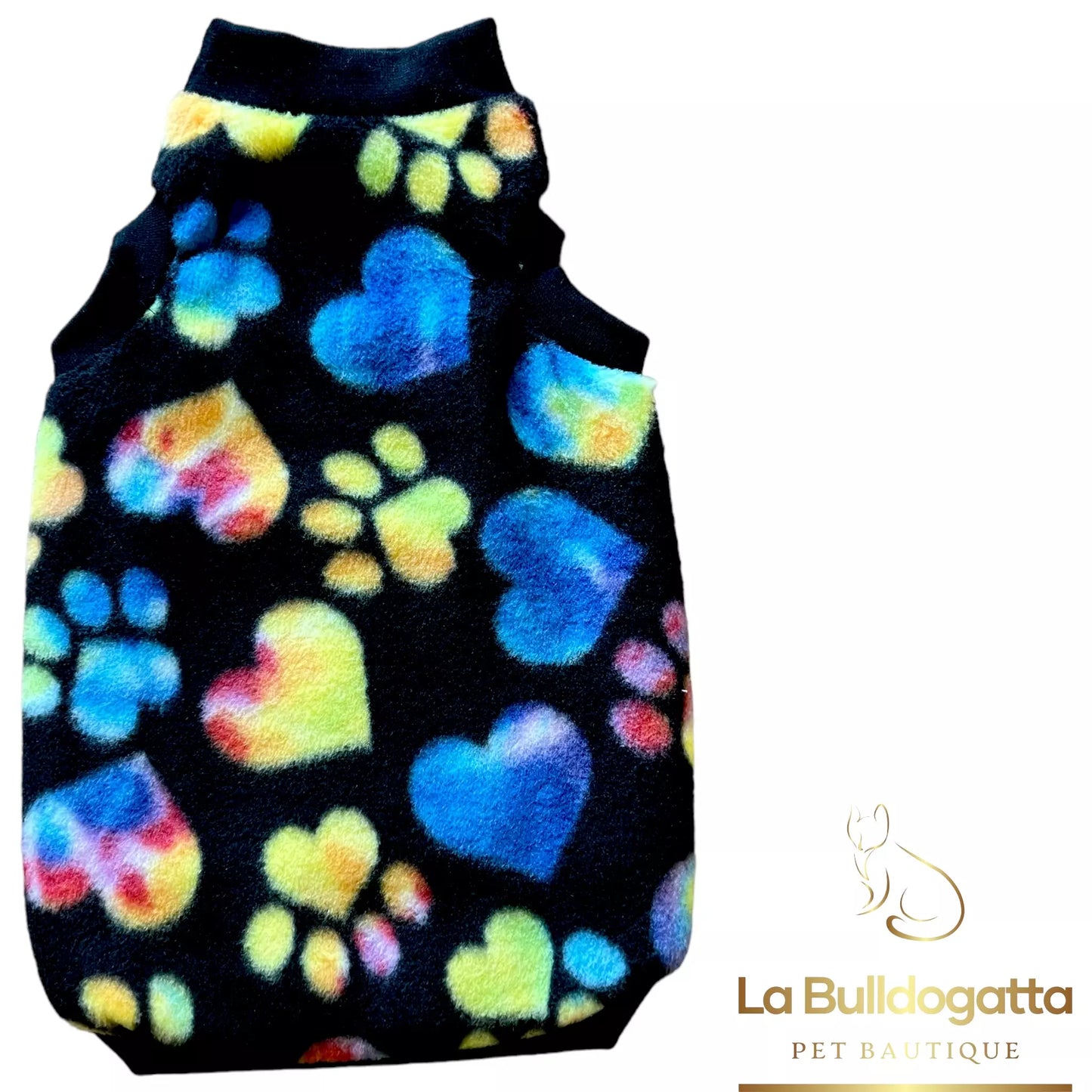 RAINBOW PAWPRINTS sphynx dress