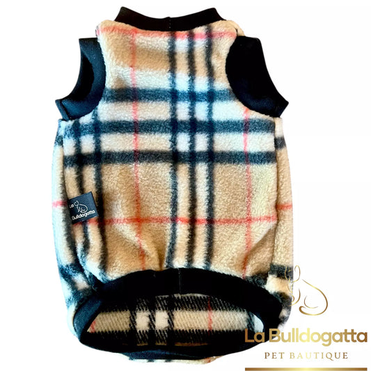 Vestitino sphynx SCOZZESE beige