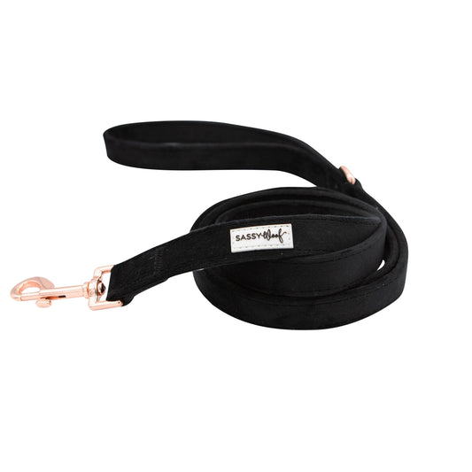 I Do Too Fabric Leash (Black) - I Do Too' Dog Fabric Leash (Black)