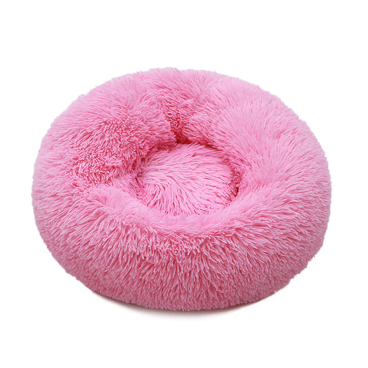 Plush dog bed in 7 different colours 