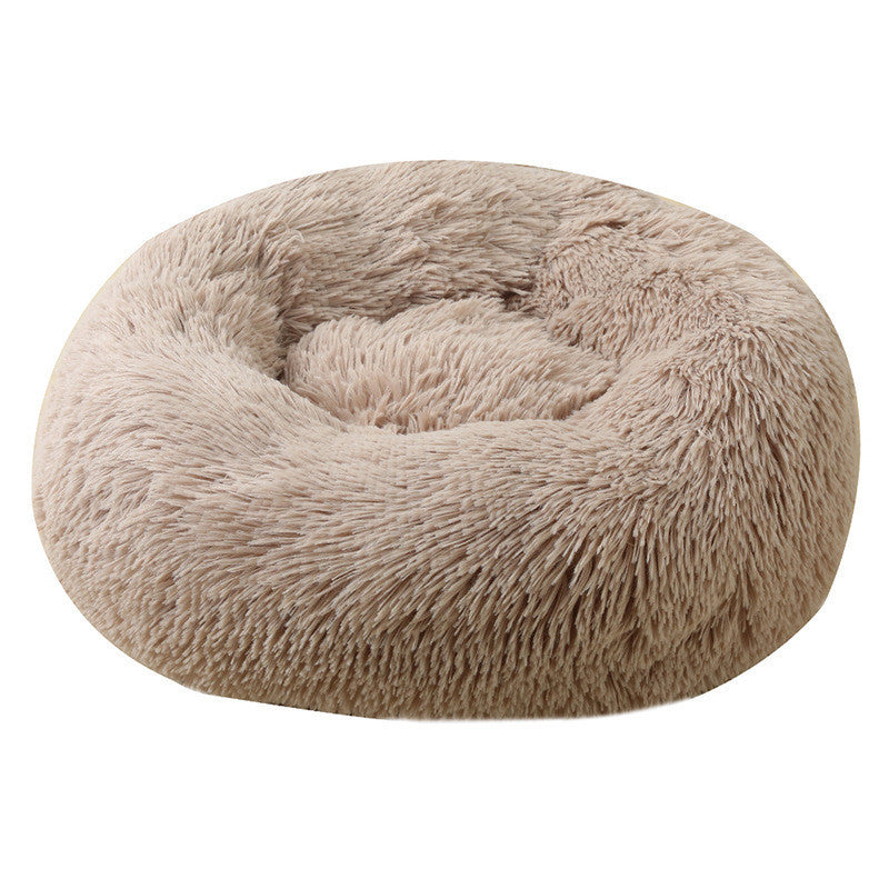 Plush dog bed in 7 different colours 
