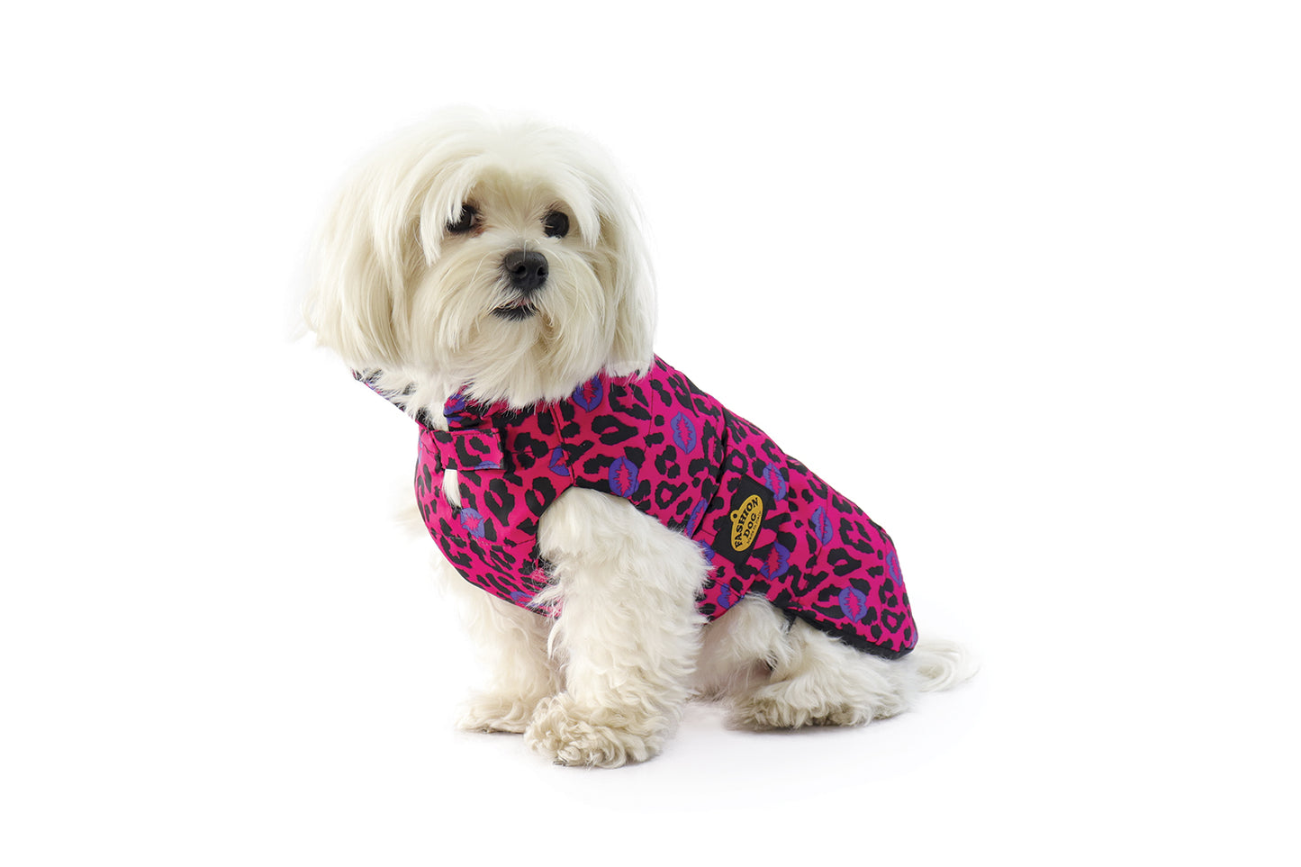 Quilted raincoat with removable hood