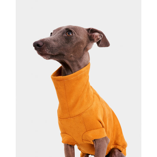 YELLOW SLEEVELESS HOODIE FOR WHIPPET GREYHOUNDS 