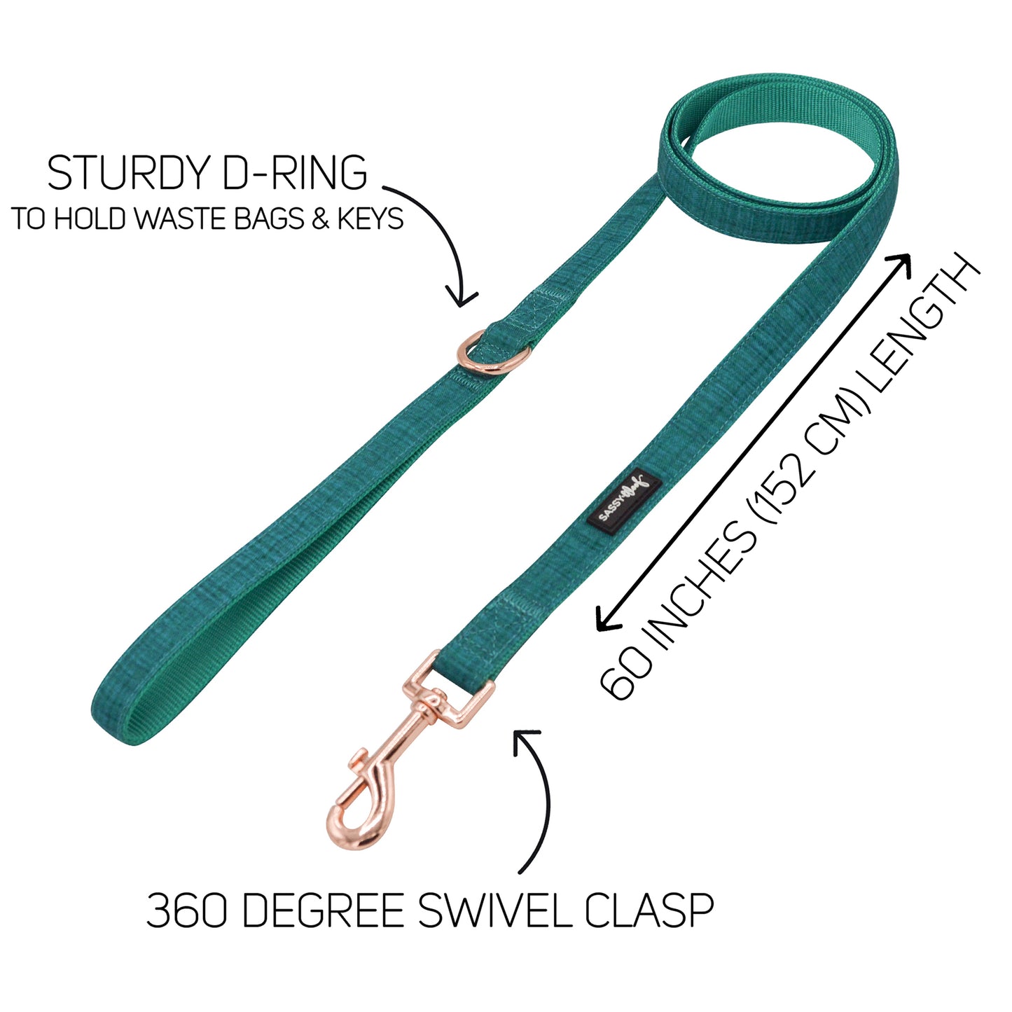 Guinzaglio in tessuto Napa - 'Napa' Dog Fabric Leash