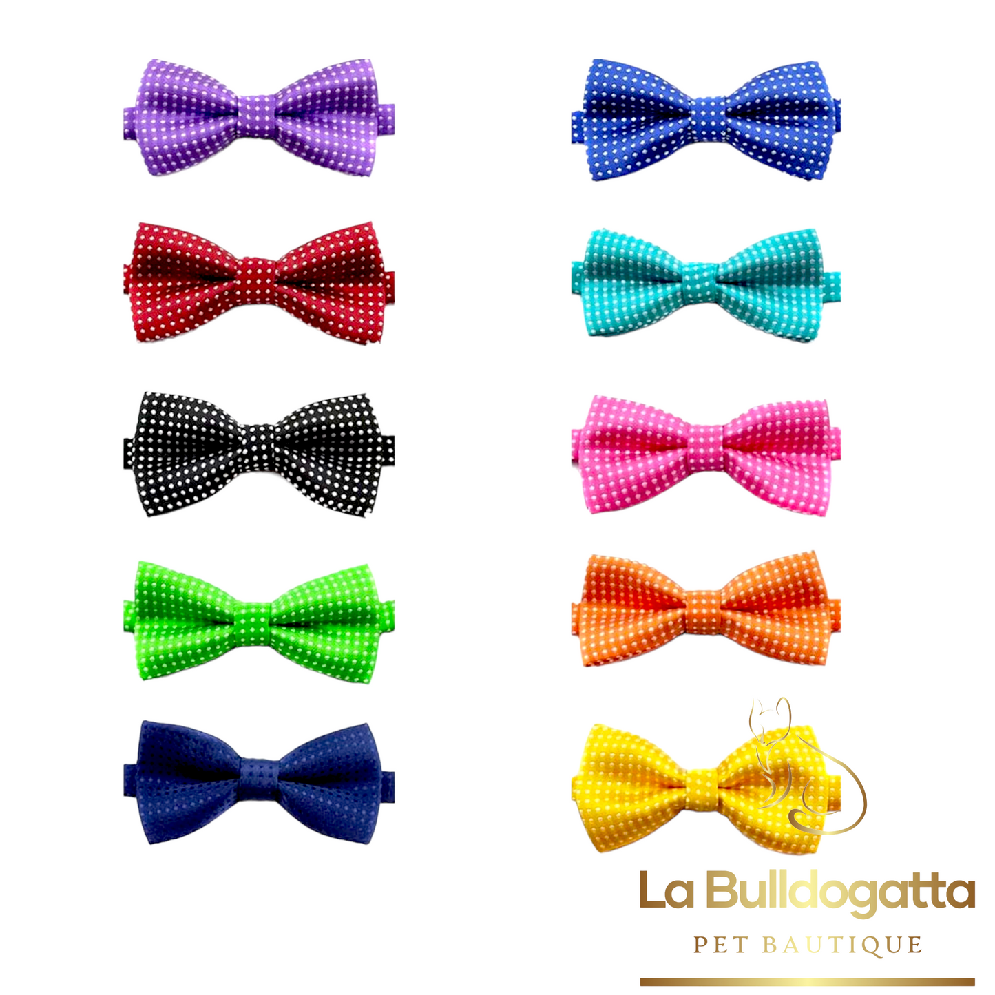 Bow tie for dog and cat in multiple colors 