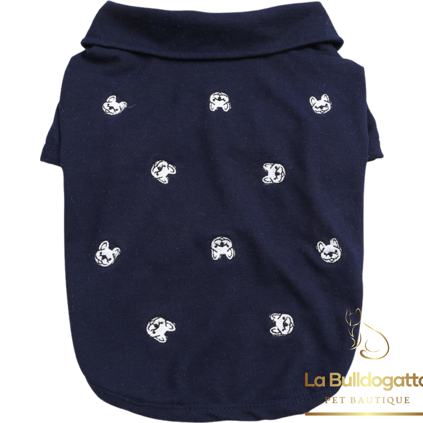 Polo con faccine Bulldog