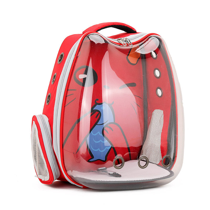 Backpack Cartoons transparent backpack - Cat carrier - 13 color variations
