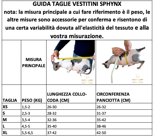 Vestitino sphynx BUNNY MOON